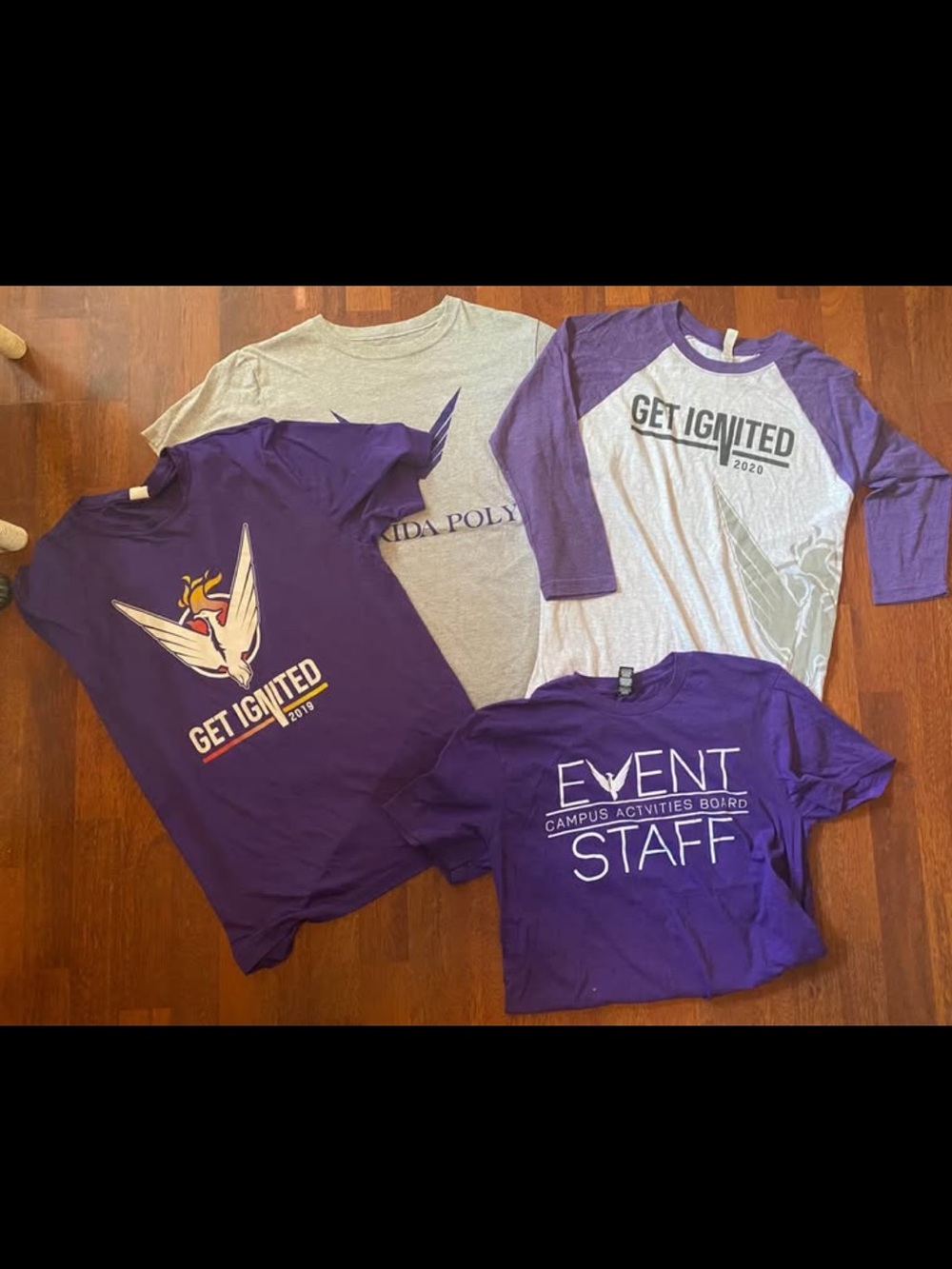 Florida Poly-Technic University School T-shirts set of 5